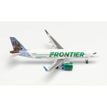 Herpa Wings 534833 Frontier A320neo 'Wilbur The Whitetail' 1/500 Scale Model