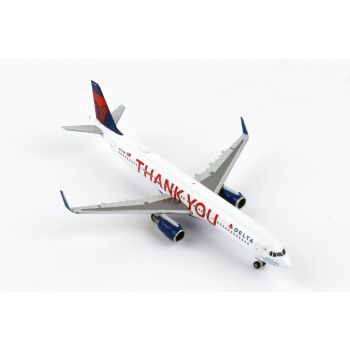 Herpa Wings 535519 Delta Airbus A321 'Thank You' 1/500 Scale Diecast Model