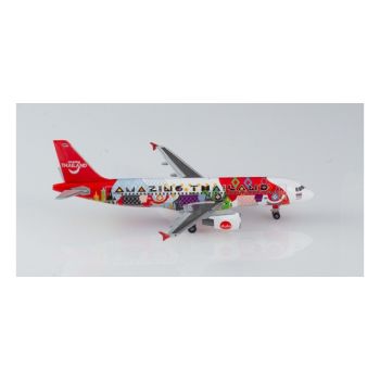 Herpa Wings 532686 Herpa Thai Air Asia A320 'Amazing Thailand' 1/500 Scale Diecast Model