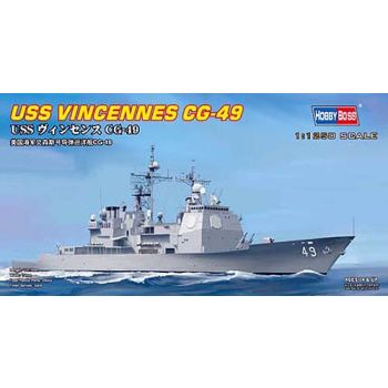HobbyBoss 82502 US Guided Missile Cruiser Vincennes 1/1250 Scale Model Kit
