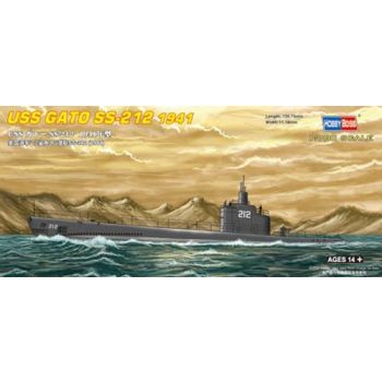 HobbyBoss 87012 US Submarine Gato SS-212 1/700 Scale Plastic Model Kit