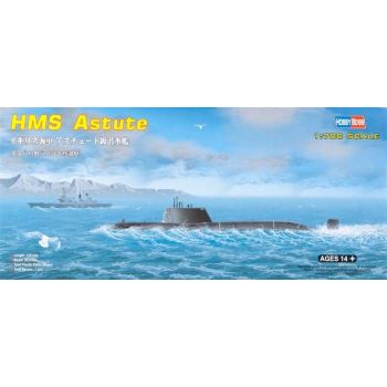 HobbyBoss 87022 British Submarine Astute 1/700 Scale Plastic Model Kit