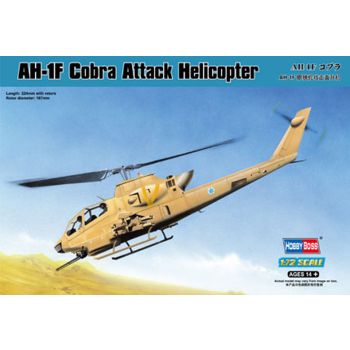 HobbyBoss 87224 Bell AH-1F Cobra 1/72 Scale Plastic Model Kit