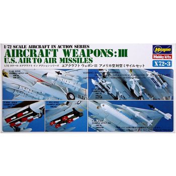 Hasegawa 35003 Aircraft Weapons III 1/72 Scale US Air to Air Missiles