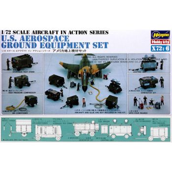 Hasegawa 35006 US Aerospace Ground Equipment 1/72 Scale Model Kit