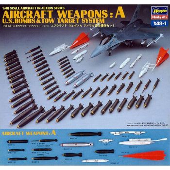 Hasegawa 36001 Weapons Set A Bombs & Targets for 1/48 Scale Model Kits