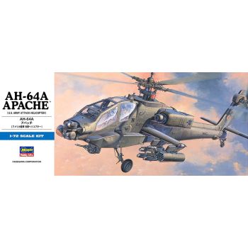Hasegawa 436 AH-64A Apache 1/72 Scale Plastic Model Kit