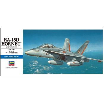 Hasegawa 439 McDonnell Douglas F/A-18D Hornet 1/72 Scale Plastic Model Kit