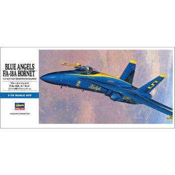 Hasegawa 440 F/A-18A Hornet 'Blue Angels' 1/72 Scale Plastic Model Kit