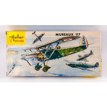 Heller L095 Mureaux 117 Reconnaissance Aircraft 1/72 Scale Vintage Model Kit