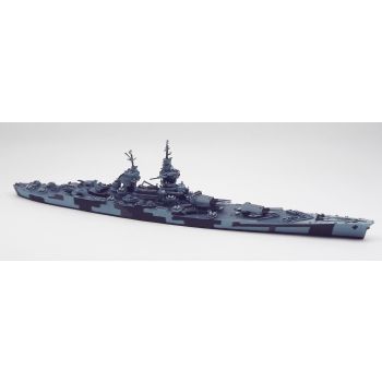 Neptun T1402S French Battleship Richelieu Camouflaged Painted Decks 1/1250 Scale