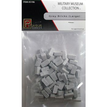 Pegasus 5196 Large Gray Bricks for Dioramas