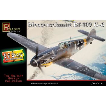 Pegasus 8413 WWII German Bf-109G-6 1/48 Scale Snap-Together Model Kit