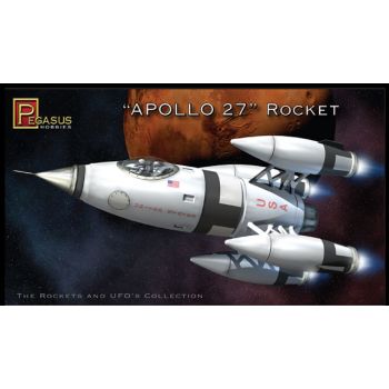 Pegasus 9101 Apollo 27 & Astronauts 1/72 Scale Plastic Model Kit