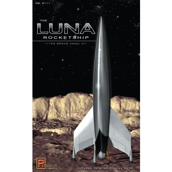 Pegasus 9111 Luna Rocketship 1/144 Scale Plastic Model Kit