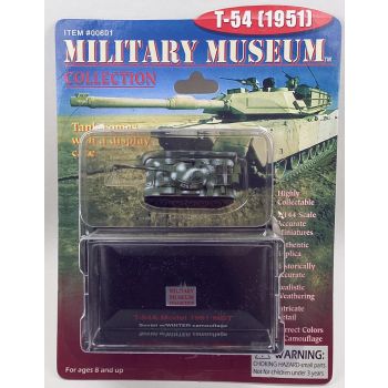 Military Museum Collection 00601 Soviet T-54 Camouflaged 1/144 Scale & Case