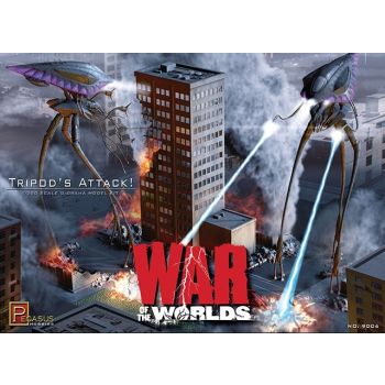 Pegasus 9006 War of the Worlds 'Tripods Attack' 1/350 Scale Plastic Model Kit