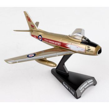 Postage Stamp 53614 RCAF Canadair Sabre 'Golden Hawks' 1/110 Scale Diecast Model