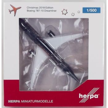 Herpa Wings 531740 Boeing 787 'Christmas 2018' 1/500 Scale Diecast Model