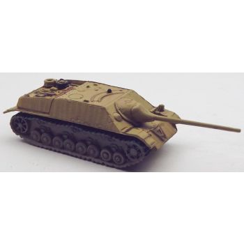 WWII German Jagdpanzer IV Dark Yellow Weathered 1/144 Scale Model