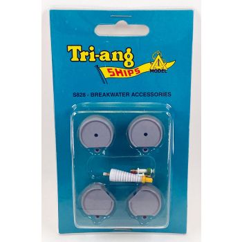 Tri-ang Minic S828 Harbor Breakwater Accessories 1/1200 Scale Model