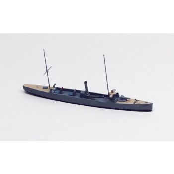 Hai 600 British Torpedo Gunboat Rattlesnake 1887 1/1250 Scale Model Ship