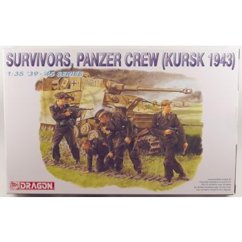 Dragon 6129 Survivors Panzer Crew Kursk 1943 1/35 Scale Model Figures