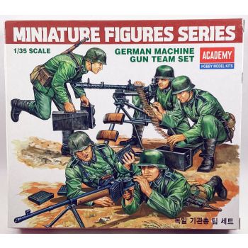 Academy 1379 German Machine Gun Set 1/35 Scale Plastic Model Figures Kit