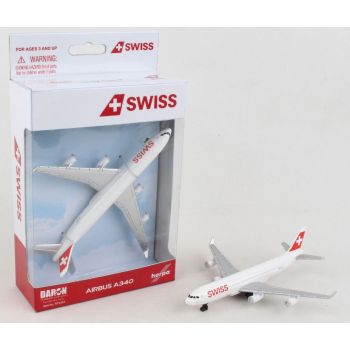 Swiss International Airliner Toy Airplane Diecast with Plastic Parts