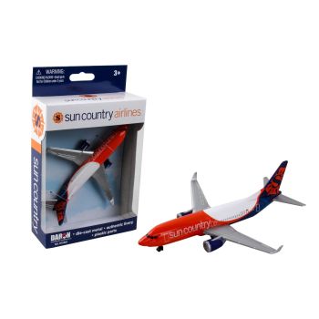 Sun Country Airliner Toy Airplane Diecast with Plastic Parts