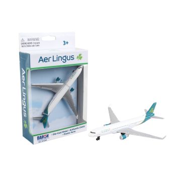 Aer Lingus Airliner Toy Airplane Diecast with Plastic Parts