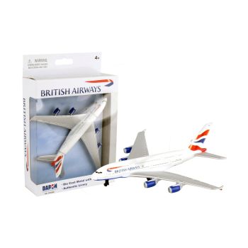 British Airways Airbus A380 Airliner Toy Airplane Diecast with Plastic Parts