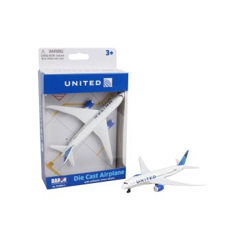 United Airlines Airliner Toy Airplane Diecast with Plastic Parts