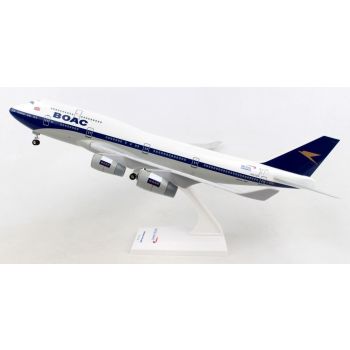 SkyMarks 1015 British Airways Boeing 747-400 with Gear 'BOAC' 1/200 Scale Model