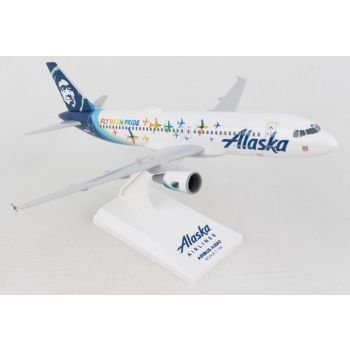 SkyMarks 1093 Alaska Airlines Airbus A320 'Pride' 1/150 Scale Model
