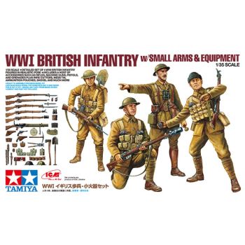 Tamiya 32409 WWI British Infantry 1/35 Scale Plastic Model Figures