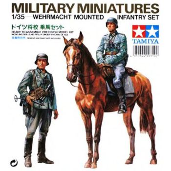 Tamiya 35053 Wehrmacht Mounted Infantry Set 1/35 Scale Plastic Model Figures