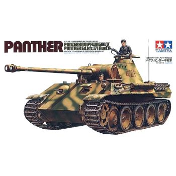 Tamiya 35065 WWII German Panther Tank 1/35 Scale Plastic Model Kit