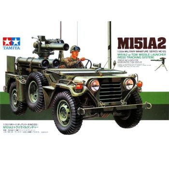 Tamiya 35125 US Army M151A2 & TOW Missile 1/35 Scale Plastic Model Kit