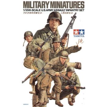 Tamiya 35192 US Army Assault Infantry 1/35 Scale Plastic Model Figures