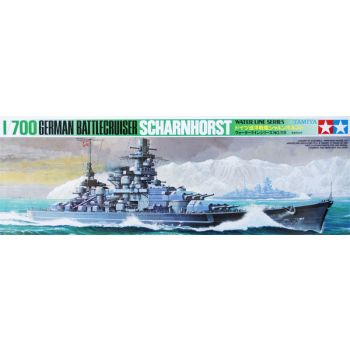 Tamiya 77518 German Battleship Scharnhorst 1/700 Scale Plastic Model Kit