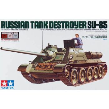 Tamiya 89797 Russian SU-85 Tank Destroyer 1/35 Scale Plastic Model Kit