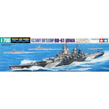 Tamiya 31616 US Battleship Iowa 1/700 Scale Plastic Model Kit