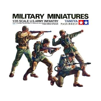 Tamiya 35013 US Army Infantry 1/35 Scale Plastic Model Figures