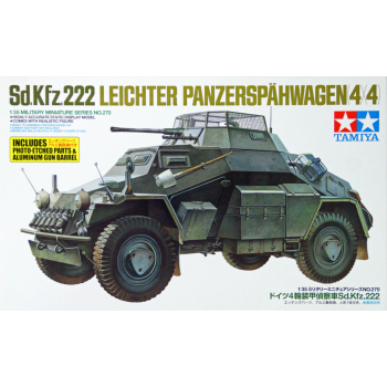 Tamiya 35270 Sd.Kfz. 222 Leichter Panzerspaehwagen 1/35 Scale Plastic Model Kit