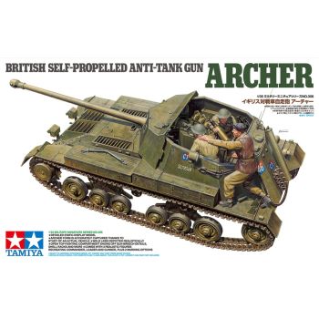 Tamiya 35356 British Archer Self-Propelled Anti-Tank Gun Scale Plastic Model Kit