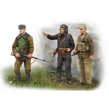 Trumpeter 0433 Soviet Soldiers Afghan War 1/35 Scale Plastic Model Figures