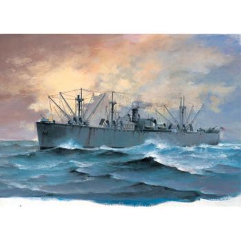 Trumpeter 05755 WWII Liberty Ship Jeremiah O'Brien 1/700 Scale Plastic Model Kit