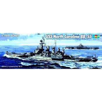 Trumpeter 5734 US Battleship North Carolina 1/700 Scale Plastic Model Kit