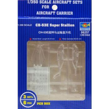 Trumpeter 6257 CH-53E Super Stallion Helicopters for 1/350 Scale Model Ship Kits